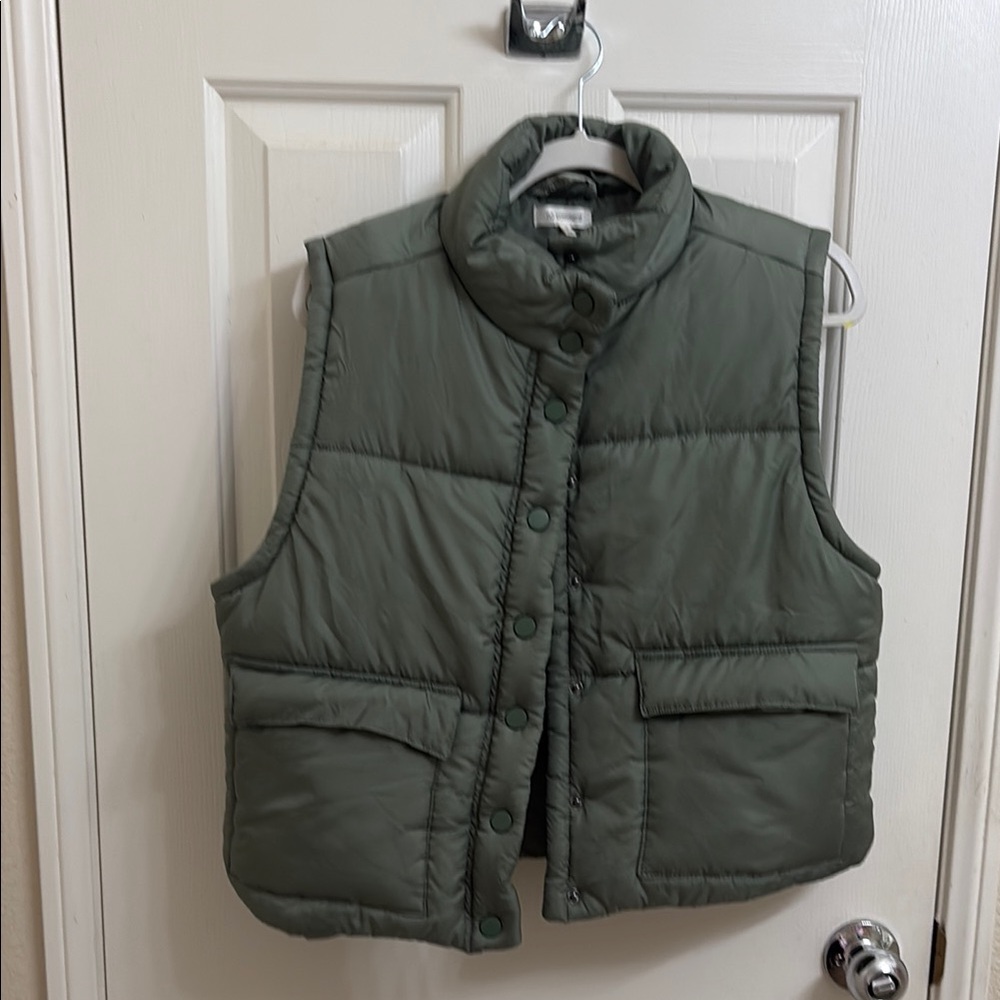 Kids' Padded Vest in Green
